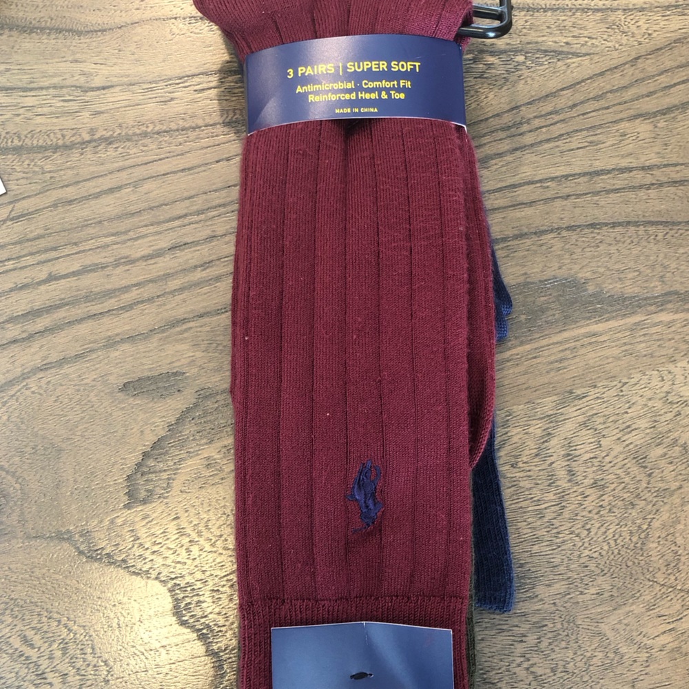 Polo by Ralph Lauren 3prs. Super Soft Socks